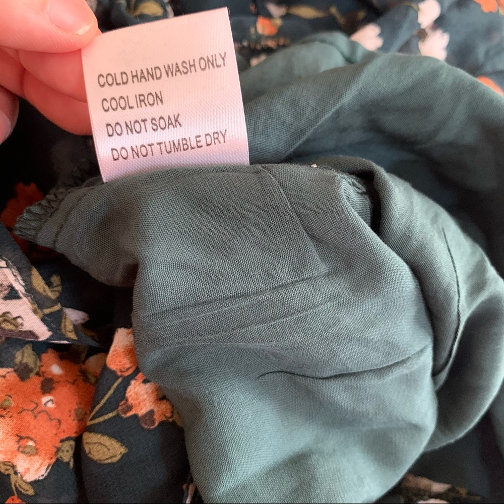 Princess Polly Teal Meral Mini Dress 6 - Picture 15 of 15